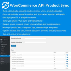 WooCommerce API Product Sync with Multiple WooCommerce Stores (Shops)