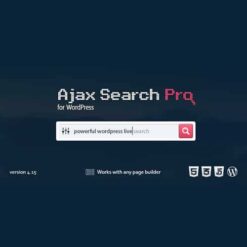 Ajax Search Pro – Live WordPress Search & Filter Plugin
