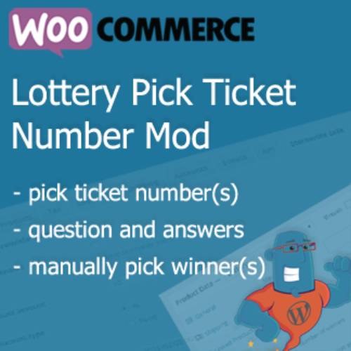 woocommerce lottery pick number 1