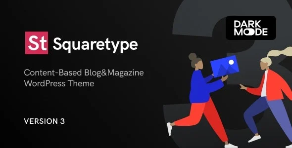 Squaretype – Modern Blog WordPress Theme Nulled