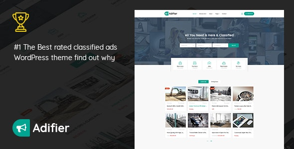 Adifier Classified Ads WordPress Theme Nulled