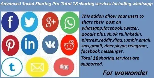Advanced Social Sharing Pro