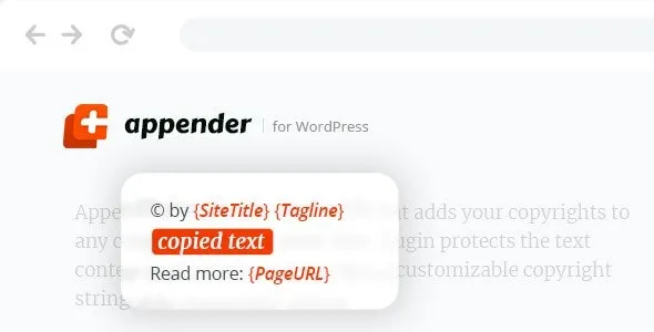 Appender – Copycat Content Protection for WordPress Nulled
