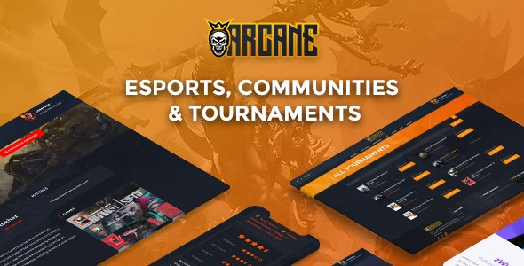Arcane The Gaming Community Theme Nulled