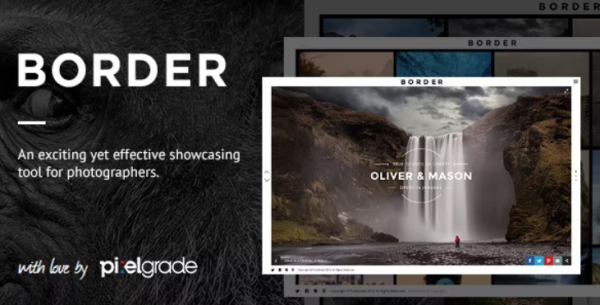 BORDER Nulled A Delightful Photography WordPress Theme Free Download