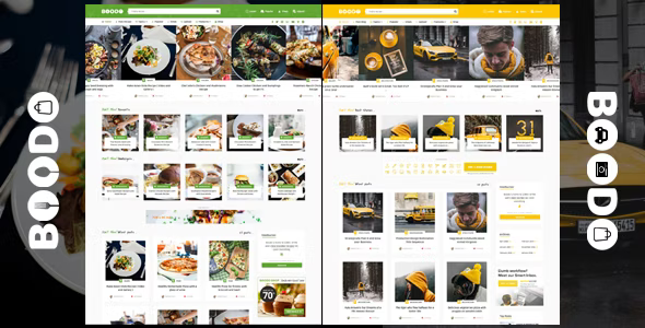 Boodo WP Food and Magazine Shop WordPress Theme Free Download