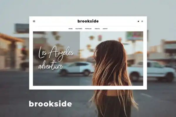 Brookside Personal WordPress Blog Theme Nulled