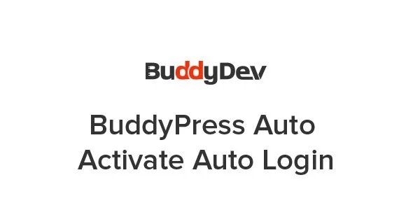 BuddyPress Auto Activate Auto Login Nulled