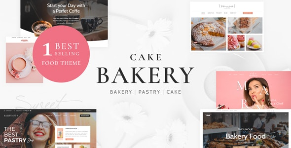 Cake Bakery Pastry WP Nulled