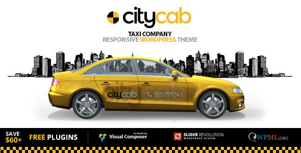 CityCab – Taxi Company WordPress Theme Nulled