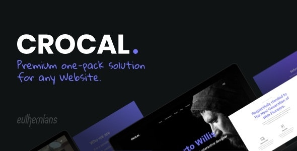 Crocal Responsive Multi Purpose WordPress Theme Nulled