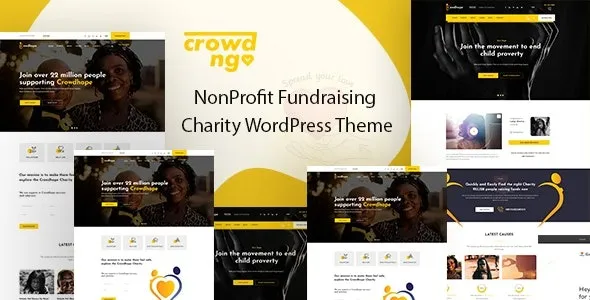 Crowdngo – Fundraising Charity WordPress Theme Nulled