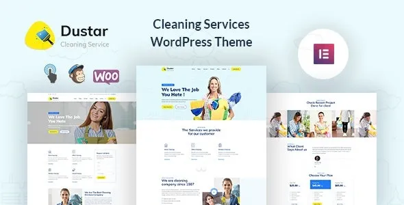Dustar – Cleaning Services WordPress Theme Nulled