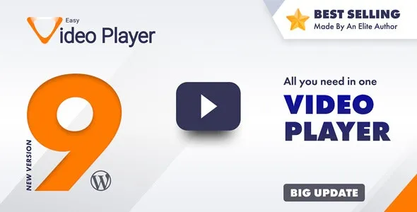 Easy Video Player Wordpress Plugin 1