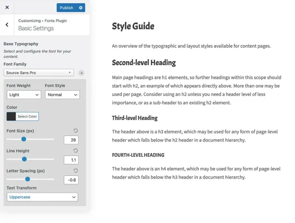 Fonts Plugin Pro Google Fonts for WordPress Nulled