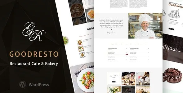 GoodResto Restaurant WordPress Theme Woocommerce Nulled