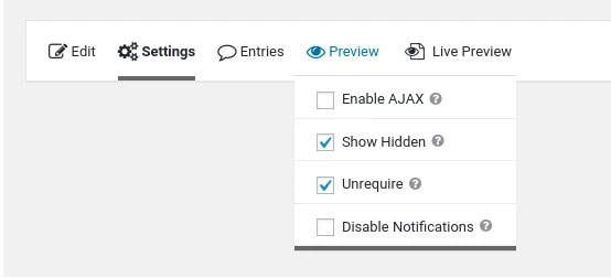 Gravity Forms Live Preview