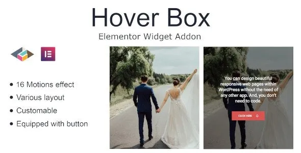 Hover Box Elementor Page Builder Addon Nulled