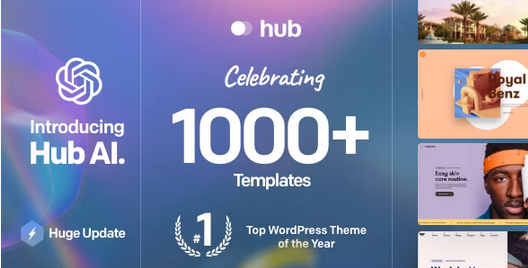 Hub Nulled Responsive Multi Purpose WordPress Theme Free Download
