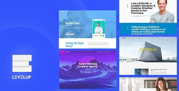 LEVELUP Responsive Creative Multipurpose WordPress Theme Nulled