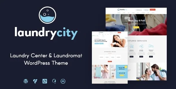 Laundry City Dry Cleaning Services WordPress Theme Nulled