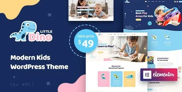 Littledino Nulled Modern Kids WordPress Theme Free Download