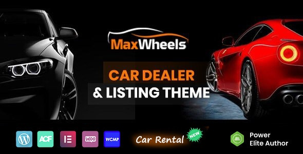 Maxwheels Car Dealer Automotive Classified Multivendor WordPress Theme Nulled