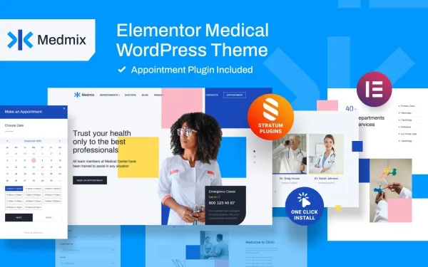 Medmix – the Ultimate Medical WordPress Theme Nulled