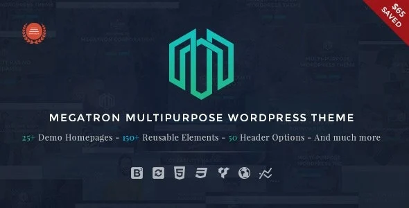 Megatron Responsive MultiPurpose WordPress Theme Free Download