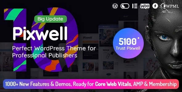Pixwell – Modern Magazine Theme Nulled