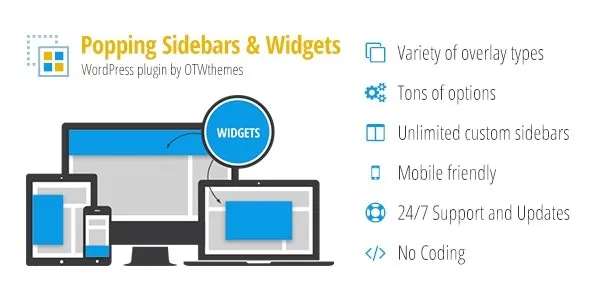 Popping Sidebars and Widgets for WordPress Nulled