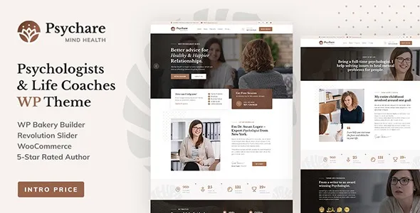Psychare WordPress Theme for Psychologists Life Coaches Free Download