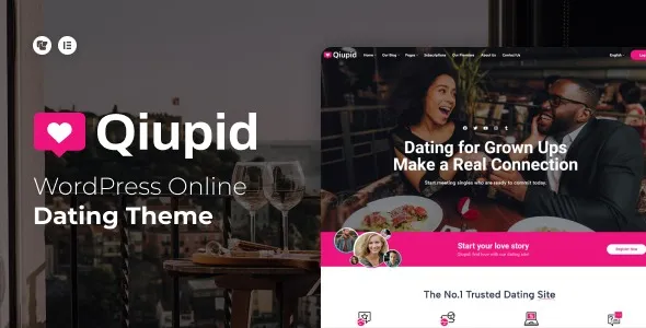 Qiupid WordPress Dating Theme Nulled