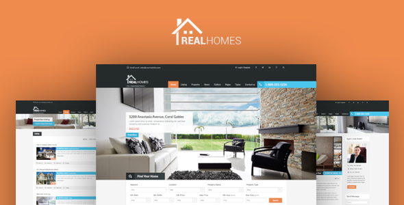Real Homes – WordPress Real Estate Theme Nulled