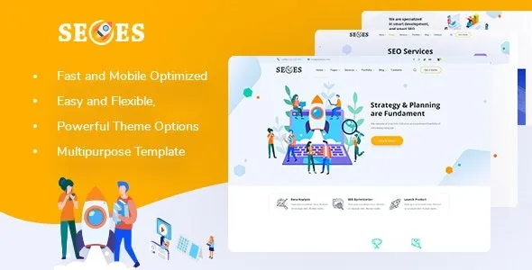 Seoes Marketing Agency WordPress Theme Nulled