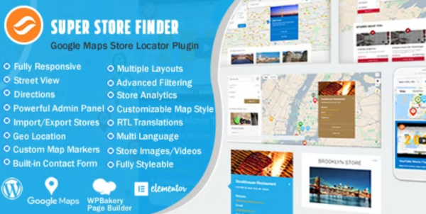 Super Store Finder for WordPress Nulled Free Download