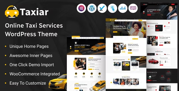 Taxiar Online Taxi Service Wordpress Theme Free Download