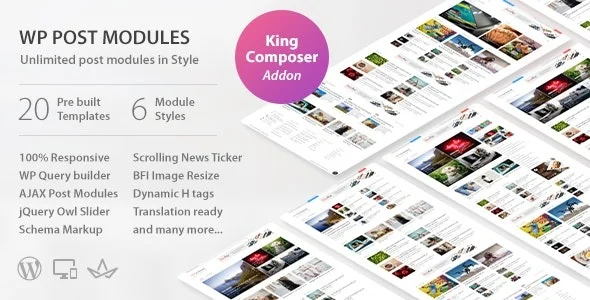 WP Post Modules for NewsPaper Nulled