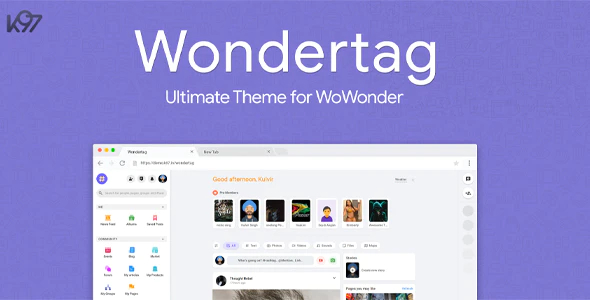 Wondertag The Ultimate WoWonder Theme Themelated Nulled