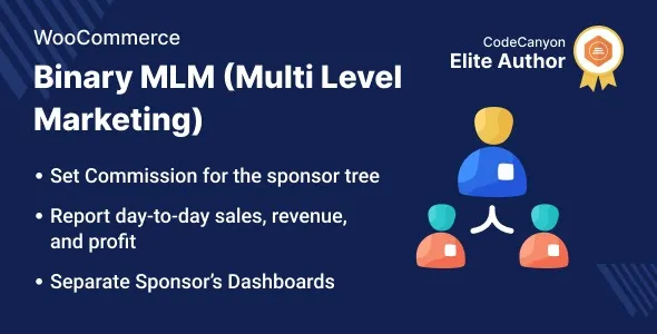 WooCommerce Binary Multi Level Marketing MLM Nulled Free Download