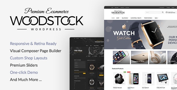 Woodstock – Electronics Responsive WooCommerce Theme Nulled