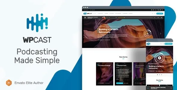 Wpcast – Audio Podcast WordPress Theme Nulled