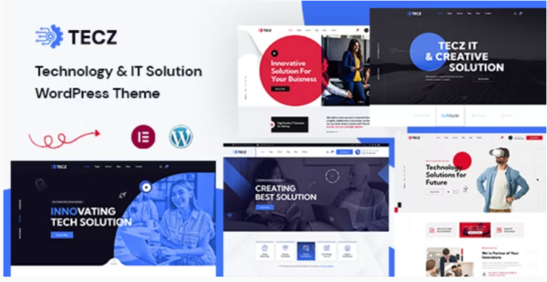 Tecz IT Solutions Technology WordPress Theme Nulled 600x310 1