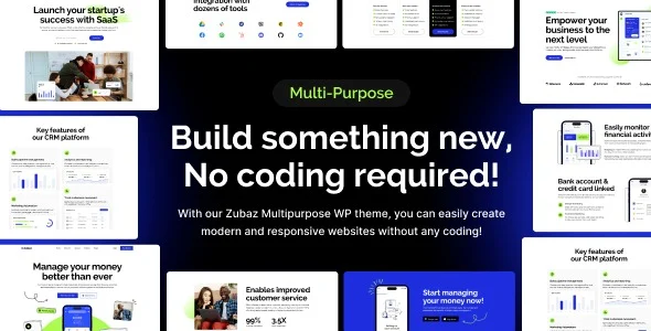 Zubaz SaaS Startup WordPress Theme Nulled