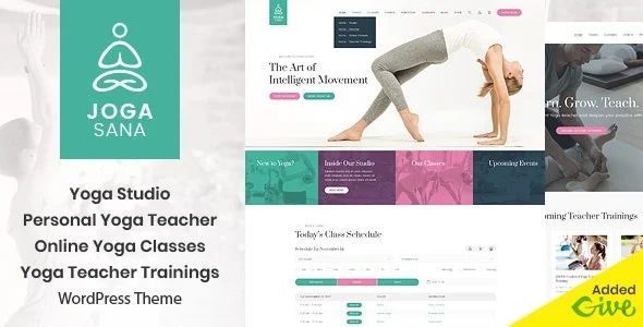 Jogasana Yoga Oriented WordPress Theme Nulled
