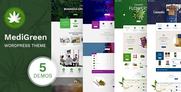 MediGreen Cannabis Medical Marijuana Shop Nulled