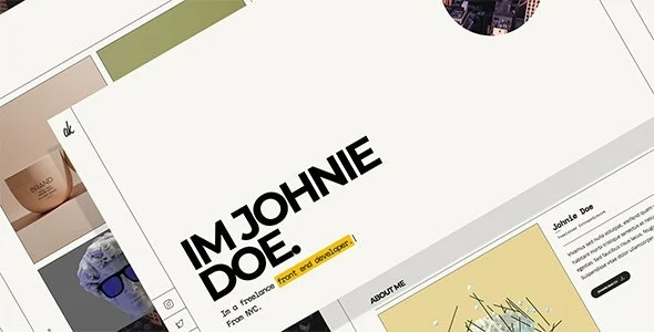 Akordian Portfolio Personal WordPress Theme