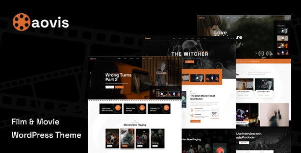 Aovis Booking Movie Tickets WordPress Theme