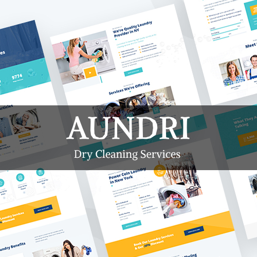 Aundri - Dry Cleaning Services WordPress Theme + RTL