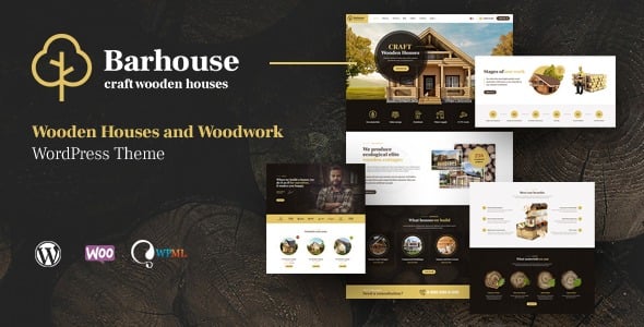 Barhouse Wooden House Construction and Woodworks WordPress Theme